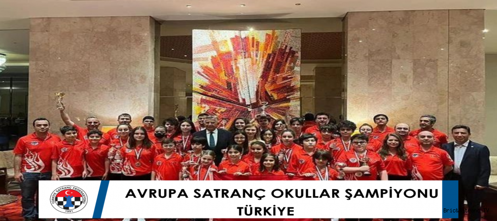 Okullar Avrupa Satranç Şampiyonu Türkiye'