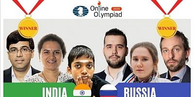 FIDE Online Olimpiyat Şampiyonları Rusya ve Hindistan oldu!