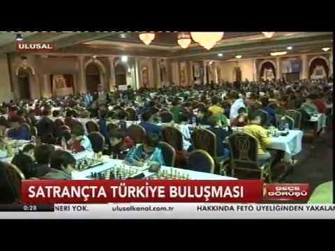 Türkiye Satranç Federasyonu'nun Antalya'daki Organizasyonu Ulusal Kanal'da...