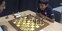 IM Dhulipalla Bala Chandra Prasad - GM Praggnanandhaa Rameshbabu, Blitz chess, London system